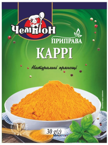 Приправа каррі Чемпіон, 30г